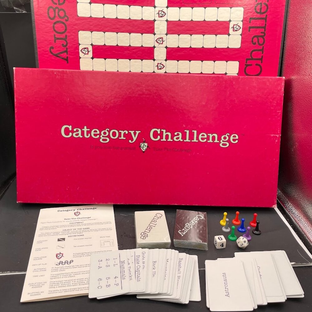 1984 Payton Place Category Challenge Board Game Vintage Complete